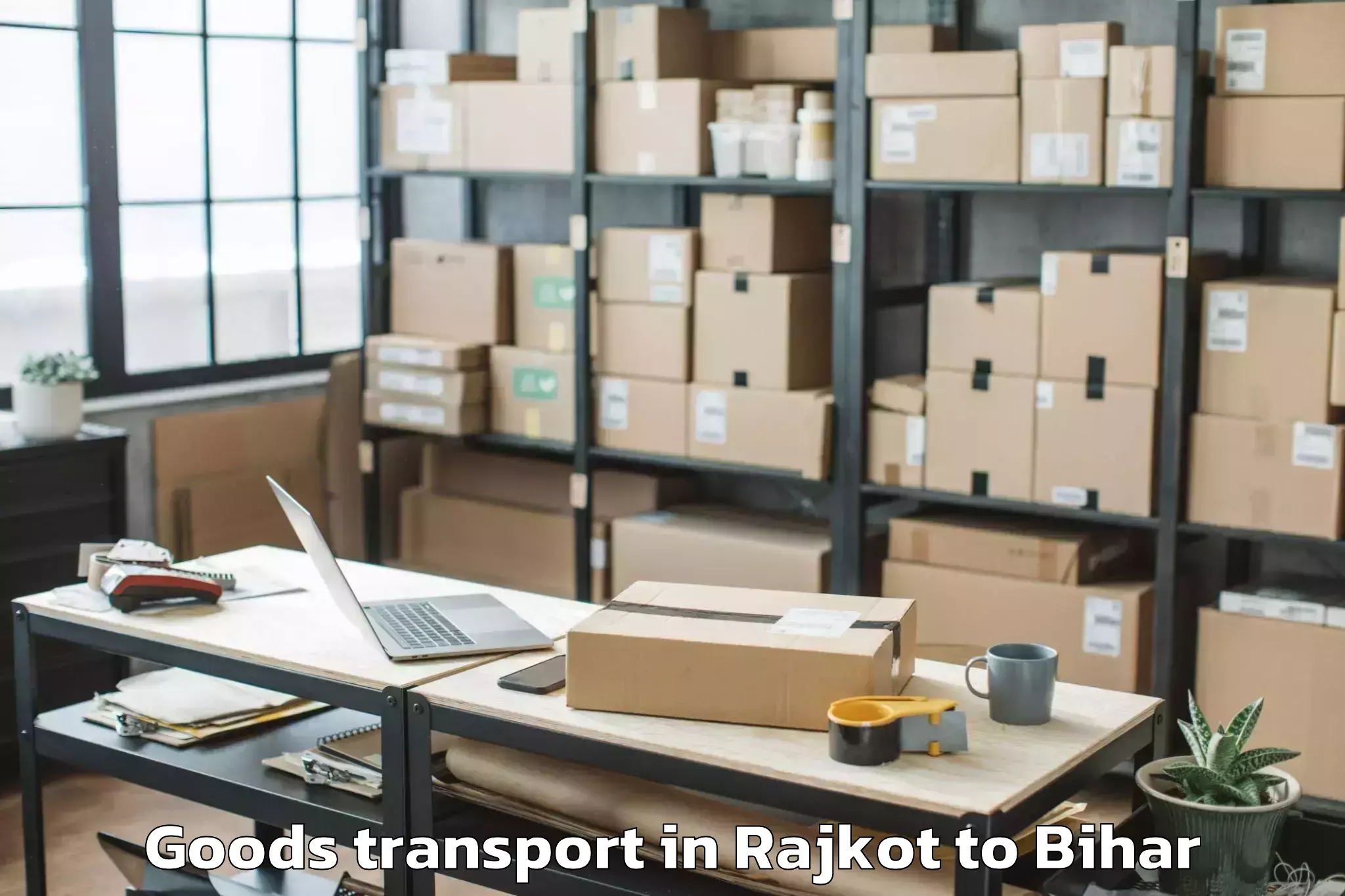 Get Rajkot to Manjhi Paschimi Goods Transport